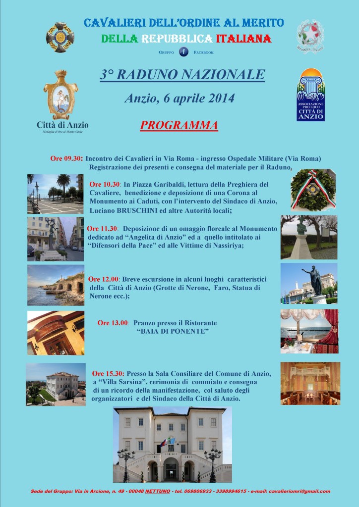 PROGRAMMA RADUNO 6 APRILE